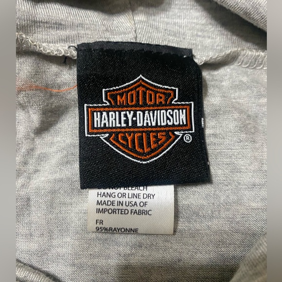 Harley Davidson Motorcycle Co. cowl neck knit lux pullover top. Large - Picture 5 of 8